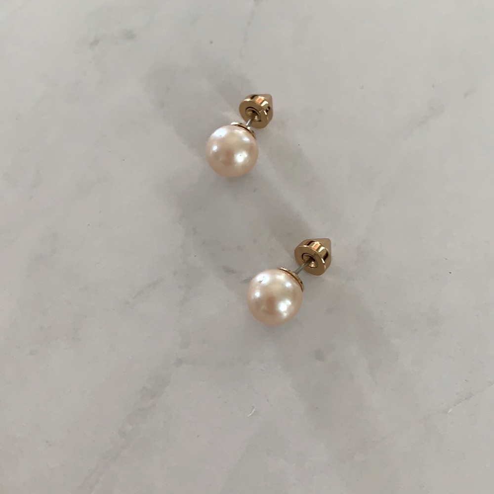 Stella and Dot pearl earrings
